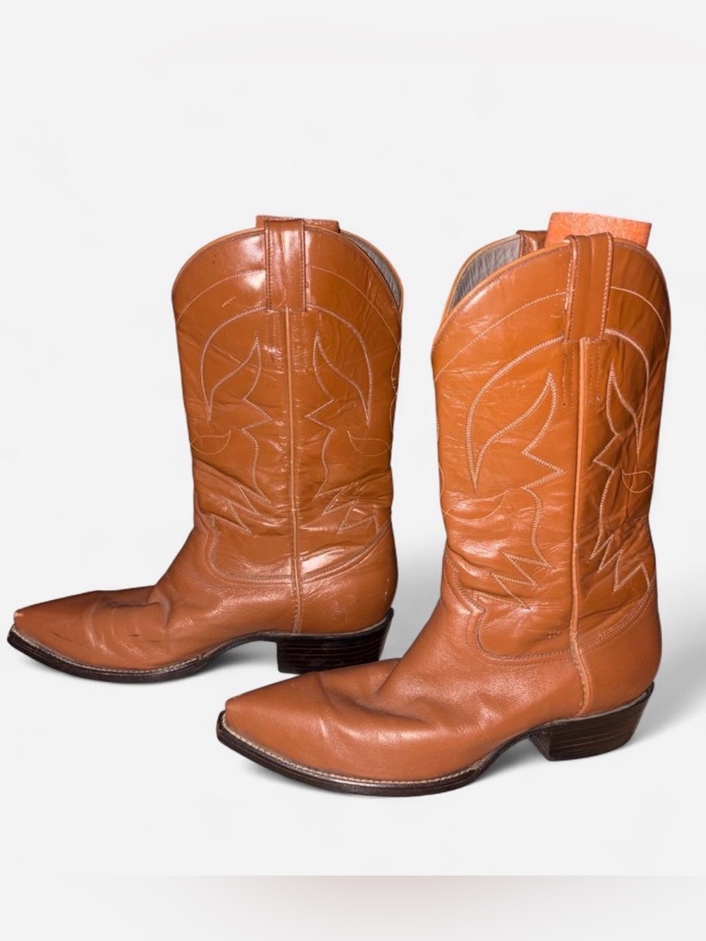 Men's Classic Western Leather Cowboy Boots